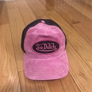 Von Dutch hat womens pink/navy blue
